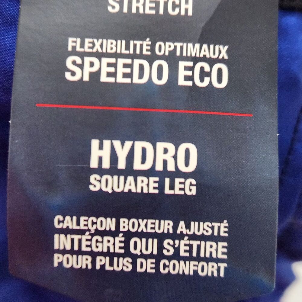 Speedo Mens Swim Trunks Size Medium Hydro Square Leg 4-way Comfort Stretch - Picture 9 of 12